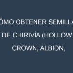 Cómo obtener semillas de Chirivía (Hollow Crown, Albion, White Gem, Lancer, Cobham Marrow). Guía paso a paso. Técnicas sencillas. Conservación.