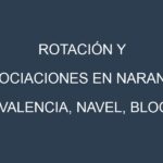 Rotación y Asociaciones en Naranja (Valencia, Navel, Blood Orange, Cara Cara, Satsuma). Estrategias de rotación y Beneficios de las asociaciones de cultivos.